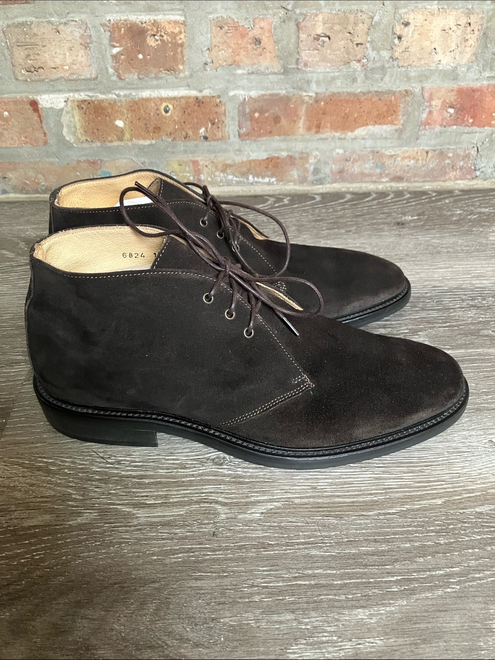 Barneys New York CO-OP
 Dark Brown Suede Chukka Boots